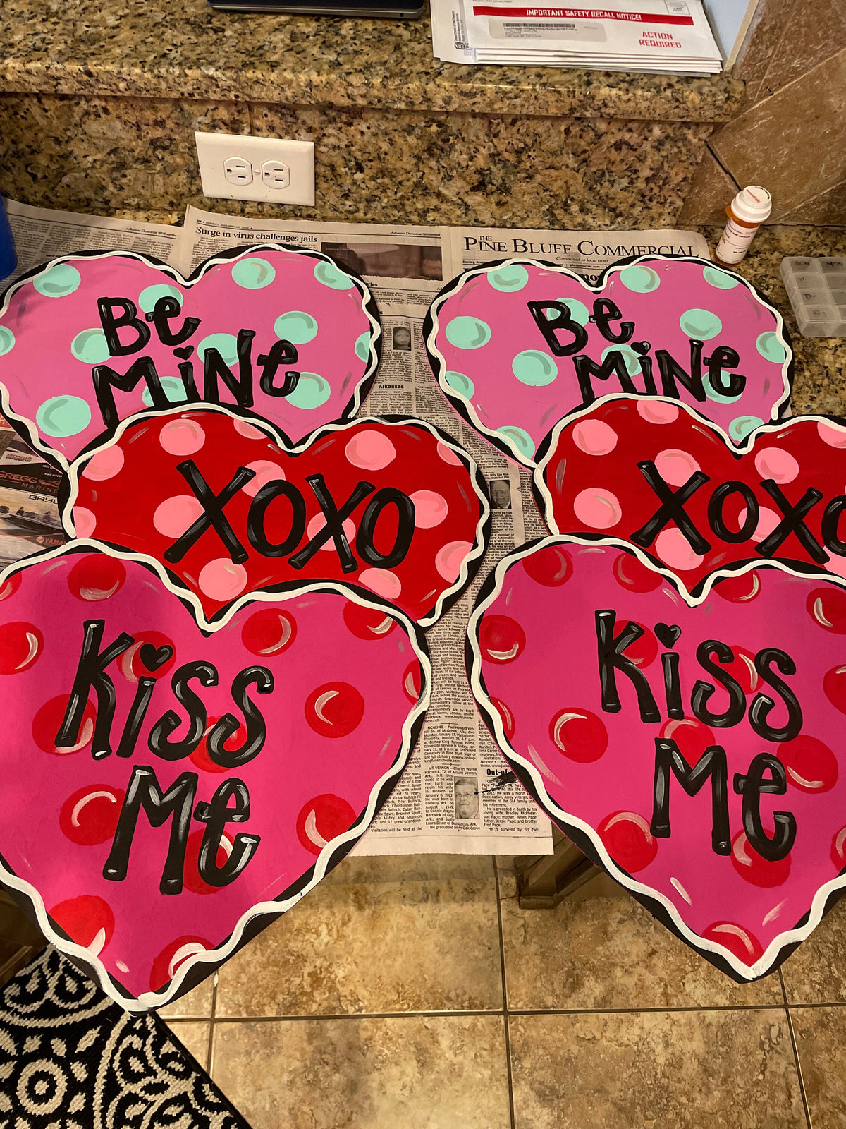 Pink & Red Conversation Heart