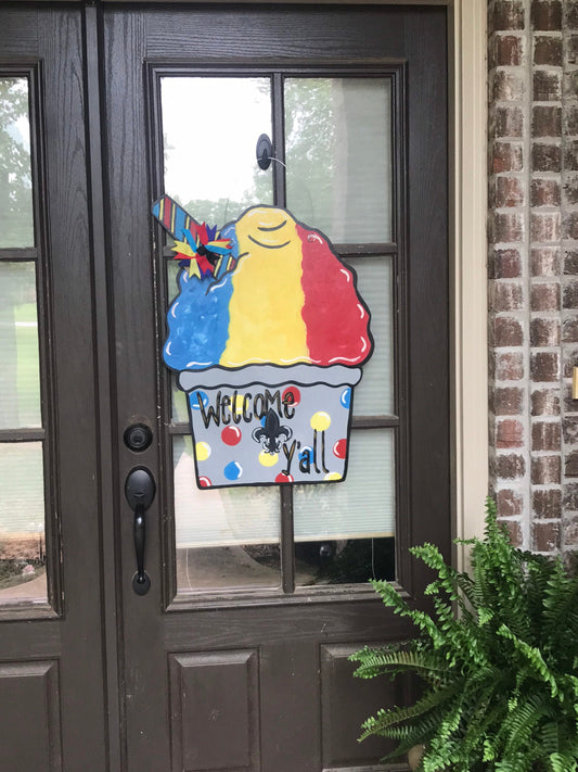 Blue, Yellow & Red Snowball