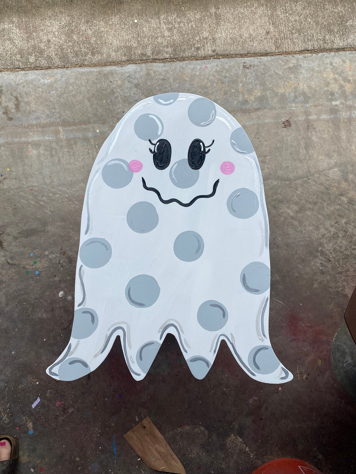 Boo Polka Dot Ghost