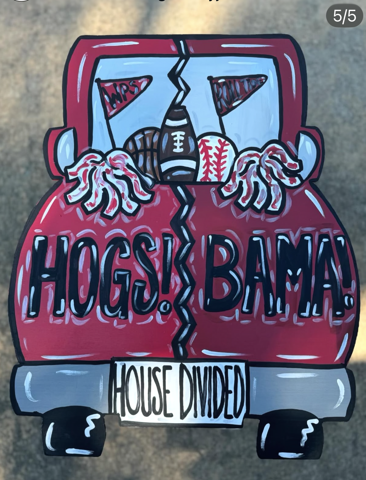 Two Team House Divided Truck