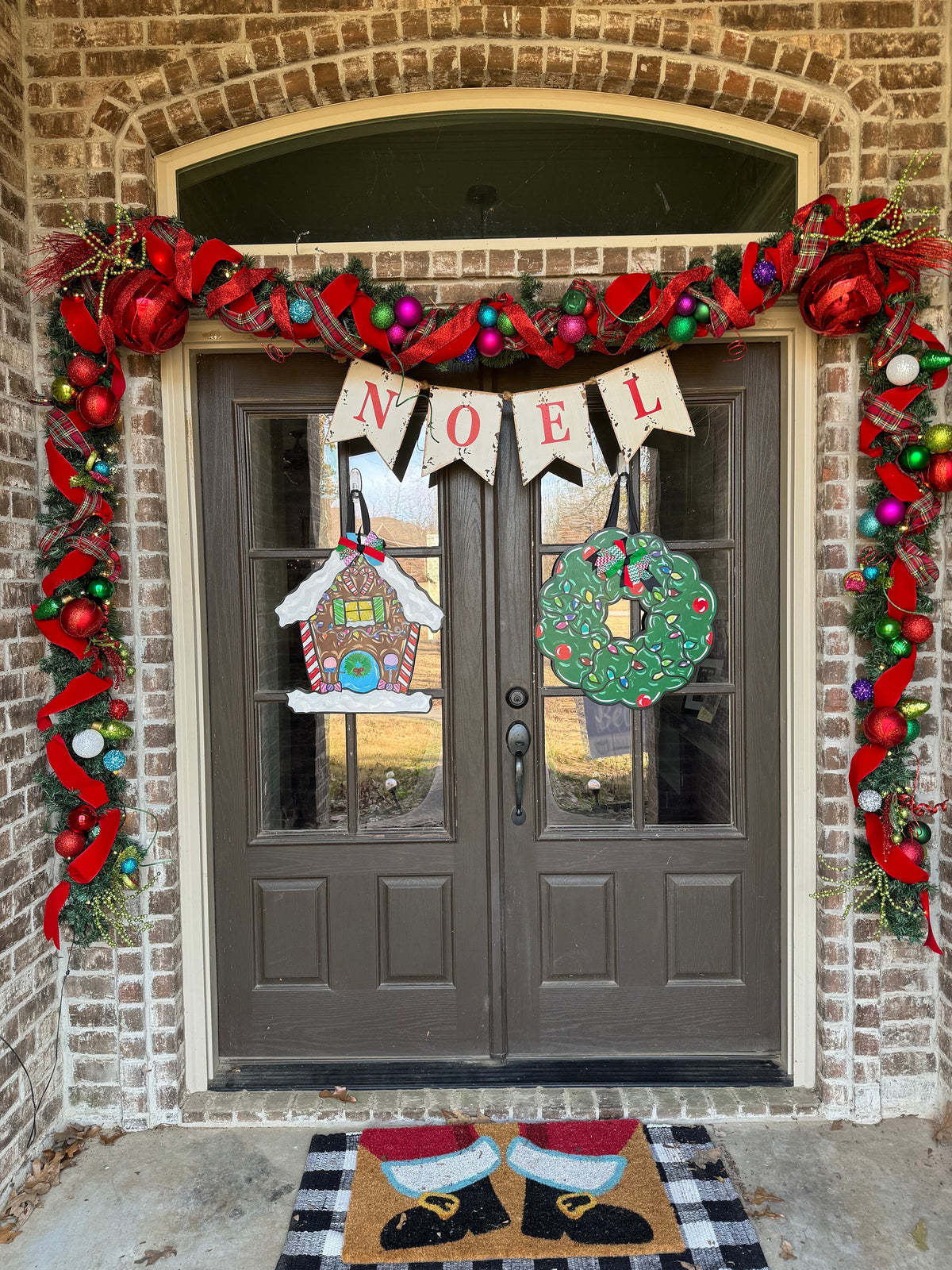 Christmas Lights Wreath