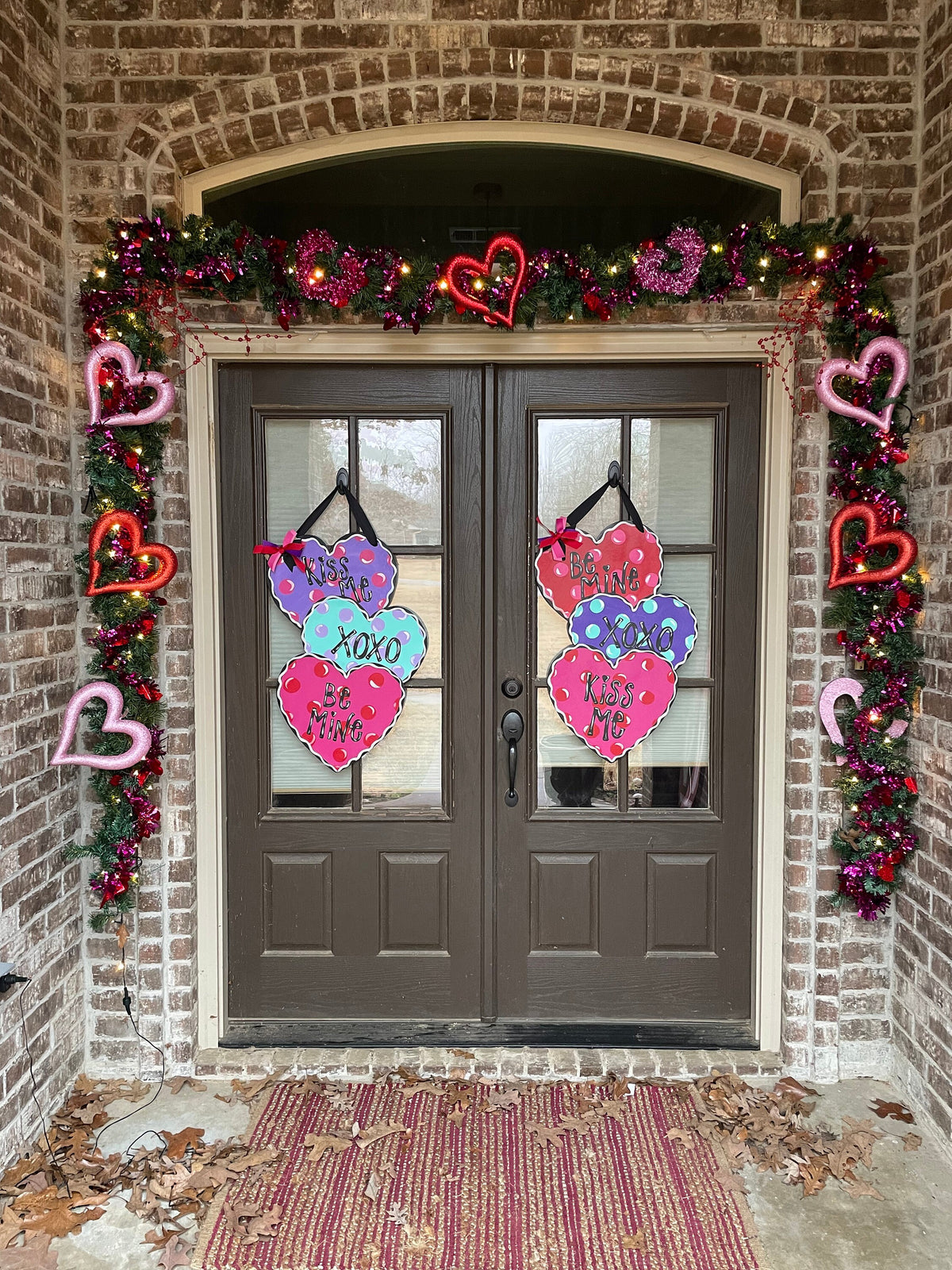Red, Purple & Pink Conversation Heart