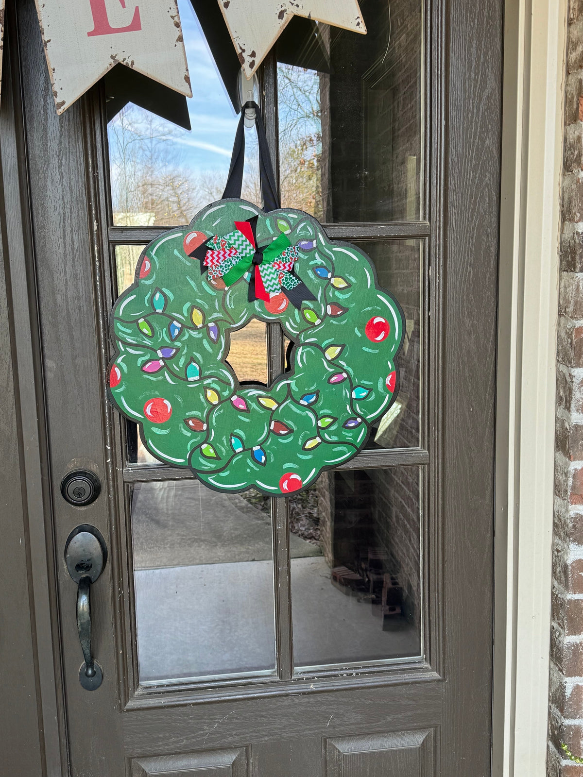 Christmas Lights Wreath