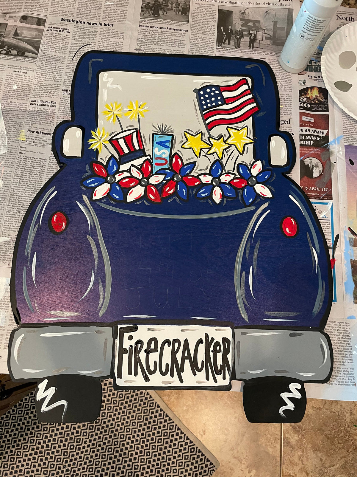 Patriotic Truck