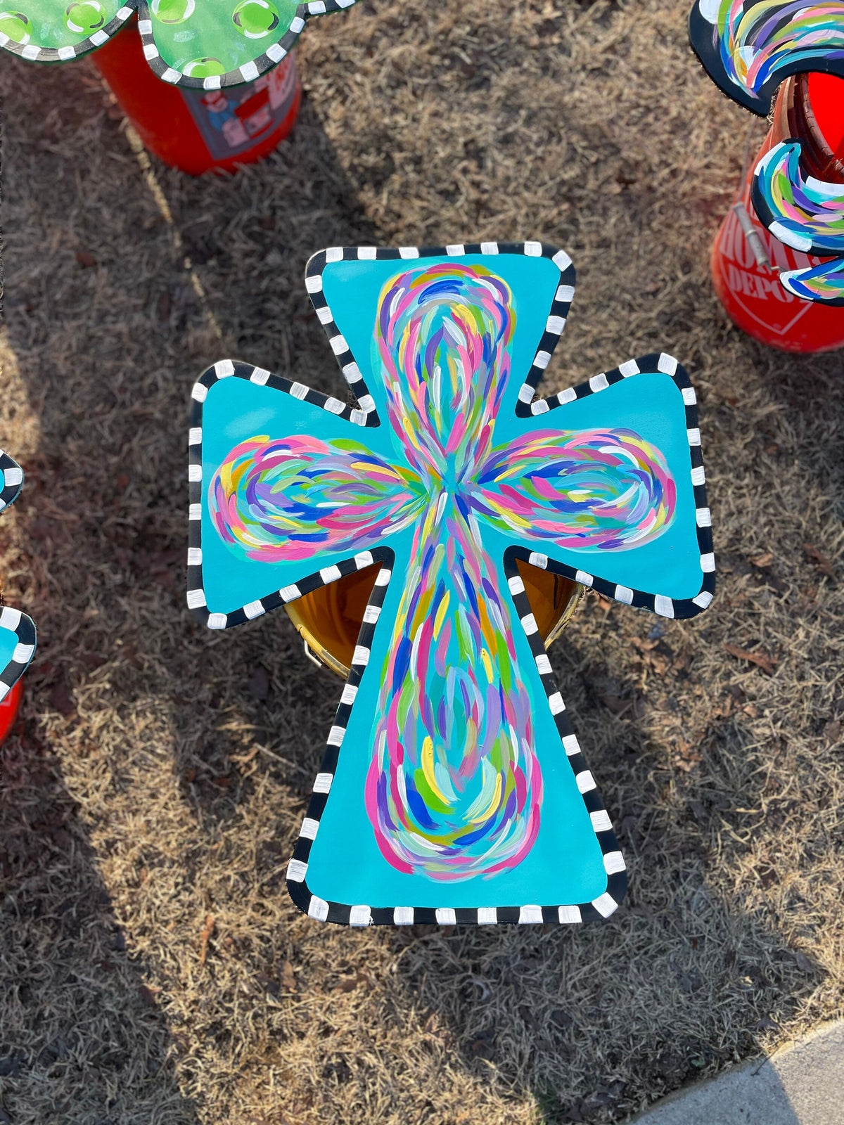 Colorful cross