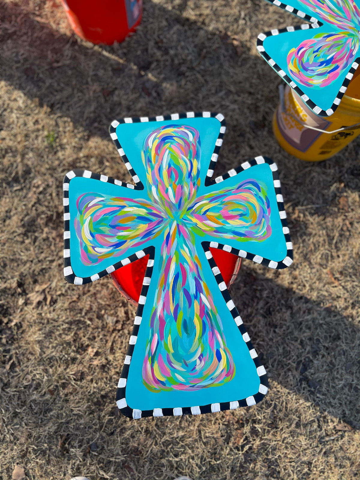Colorful cross