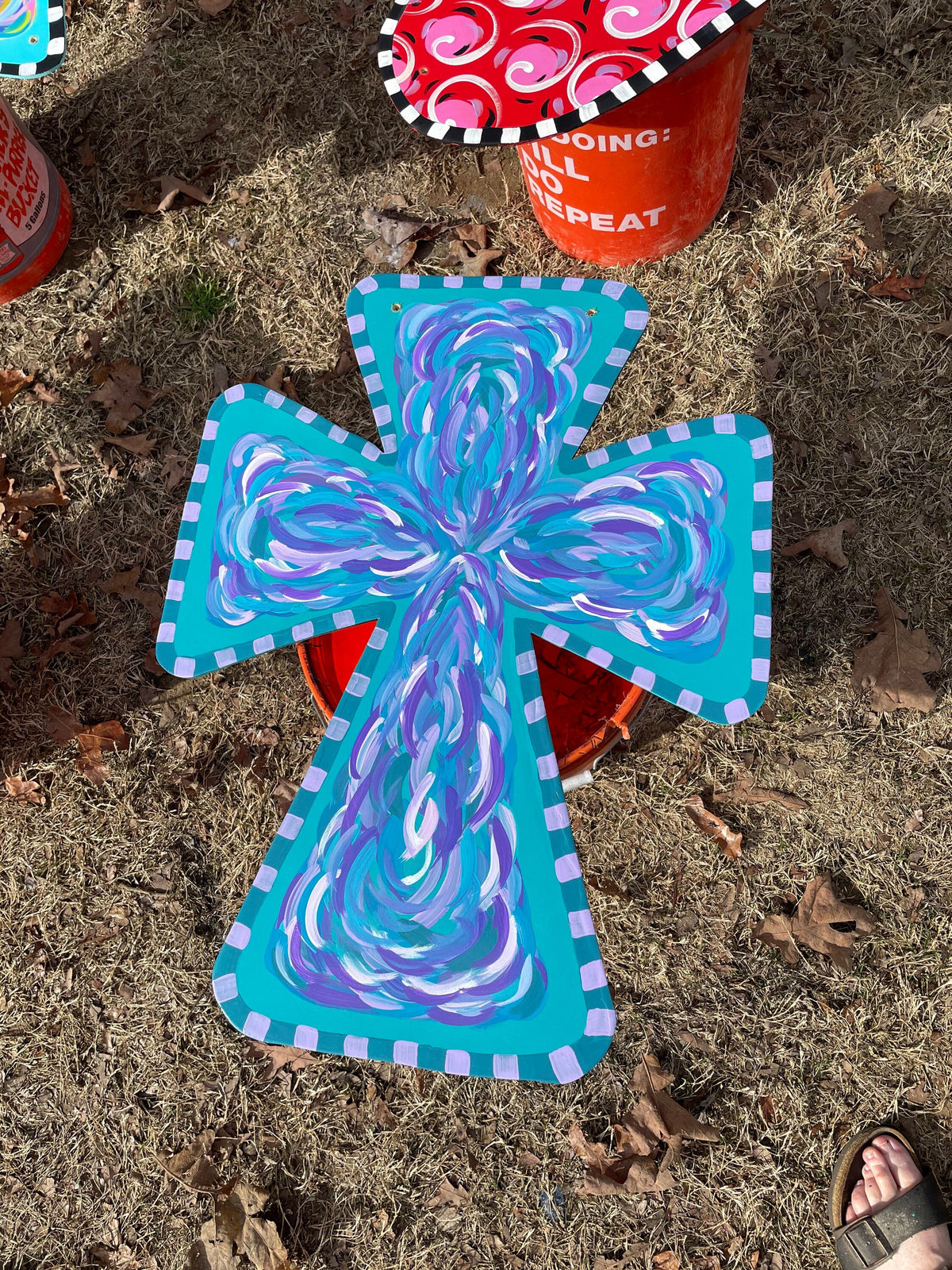 Colorful cross