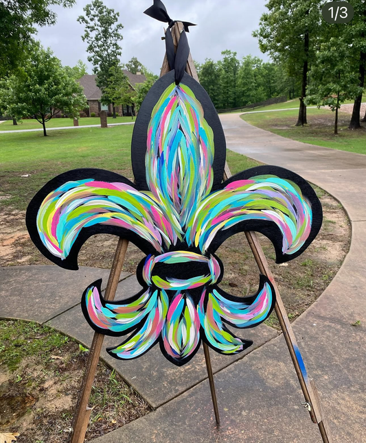 Colorful Fleur De Lis