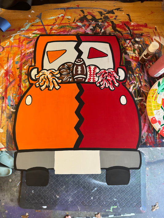 Two Team House Divided Truck